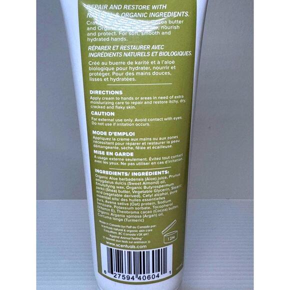 Scentuals Grapefruit Turmeric Hand Repair Cream - 100ml - Picture 3 of 3